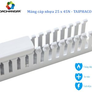 Máng nhựa 25 x 45N - TAIPHACO - Kiểu KOREA - Răng lược