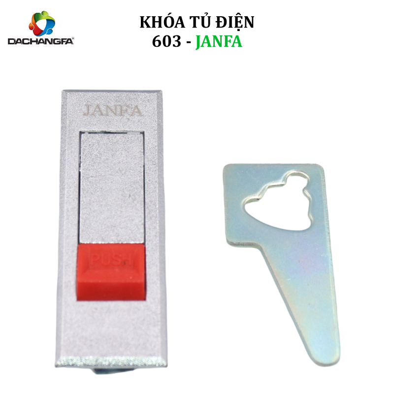 Khóa Tủ Điện Bấm Nút Đỏ 603 - JANFA