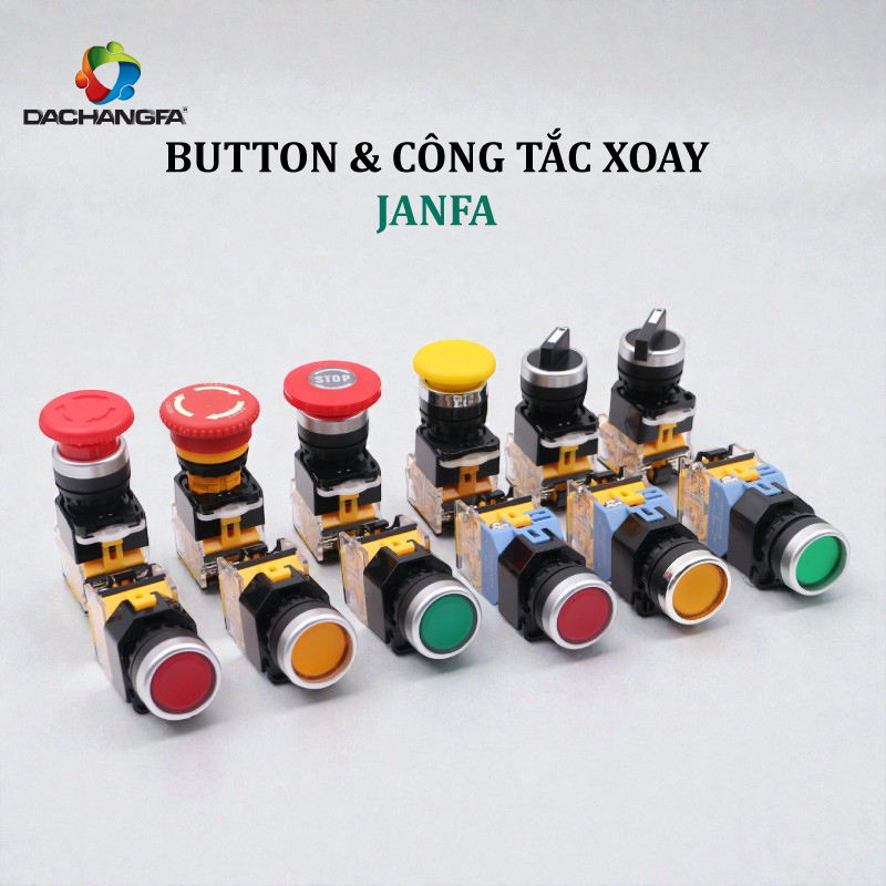 Bảng giá BUTTON & CÔNG TẮC XOAY JF38 – JANFA