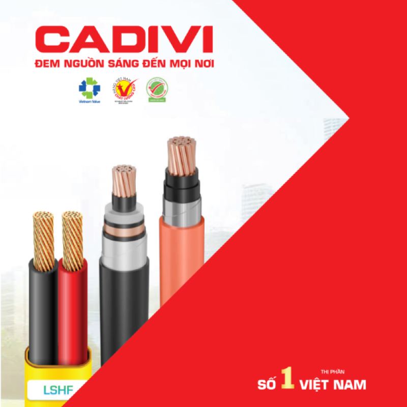 Bảng giá DÂY CÁP ĐIỆN CADIVI – 10.11.25