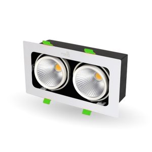 Đèn Led Âm Trần Rọi Topaz Kingled GL-2*10SS-V227-V/TT/T