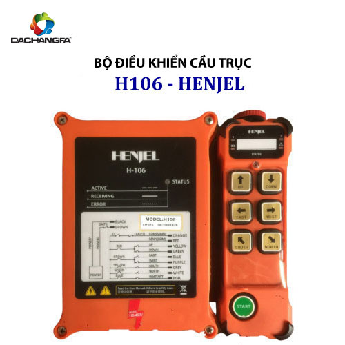 Bộ Điều Khiển Cầu Trục - Palang 6 Nút H106 - HENJEL