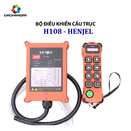 Bộ Điều Khiển Cầu Trục - Palang 8 Nút H108 - HENJEL
