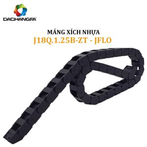 Máng Xích Nhựa - Nắp Cố Định Hở - J18Q.1.25B-ZT