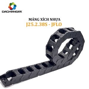 Máng Xích Nhựa - Nắp Mở 2 Mặt Hở - J25.2.38S