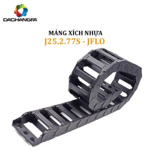 Máng Xích Nhựa - Nắp Mở 2 Mặt Hở - J25.2.77S