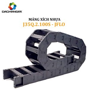 Máng Xích Nhựa - Nắp Mở 2 Mặt Hở - J35Q.2.100S