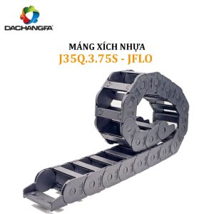 Máng Xích Nhựa - Nắp Mở 2 Mặt Hở - J35Q.3.75S