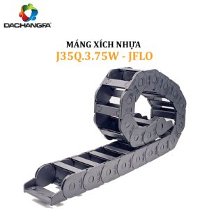 Dây xích - Máng xích nhựa luồng dây - Băng chuyền nhựa - J35Q.3.75W - JFLO