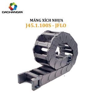 Máng Xích Nhựa - Nắp Mở 2 Mặt Định Hở - J45.1.100S