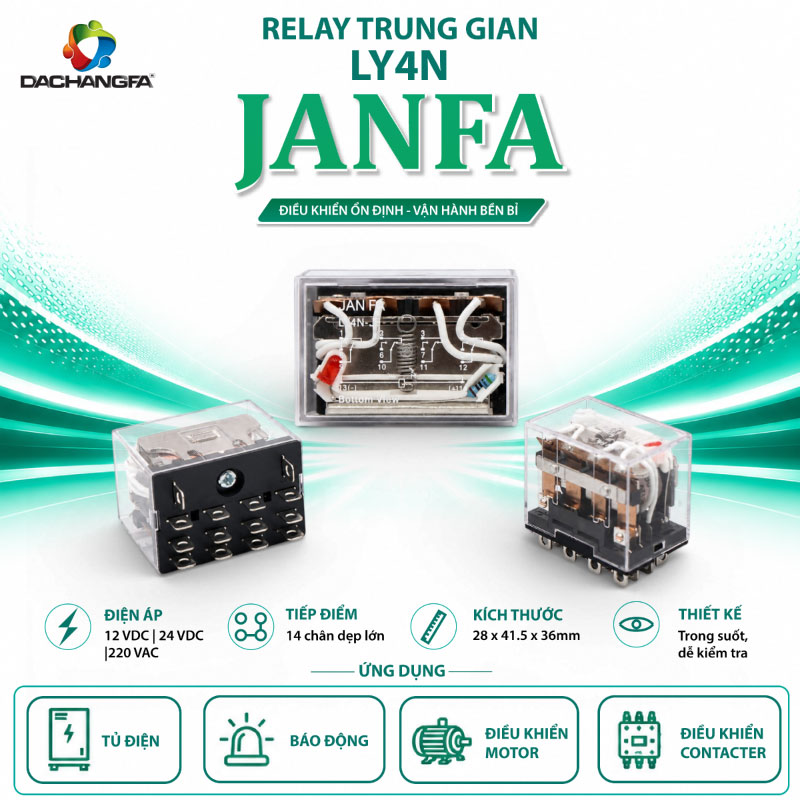 Relay Trung Gian - Relay Kiếng - LY4N - JANFA