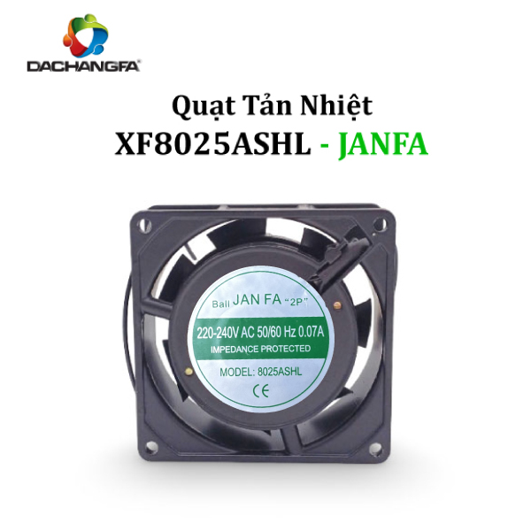 Quạt Tản Nhiệt - 0,8 Tấc - XF8025ASHL - JANFA