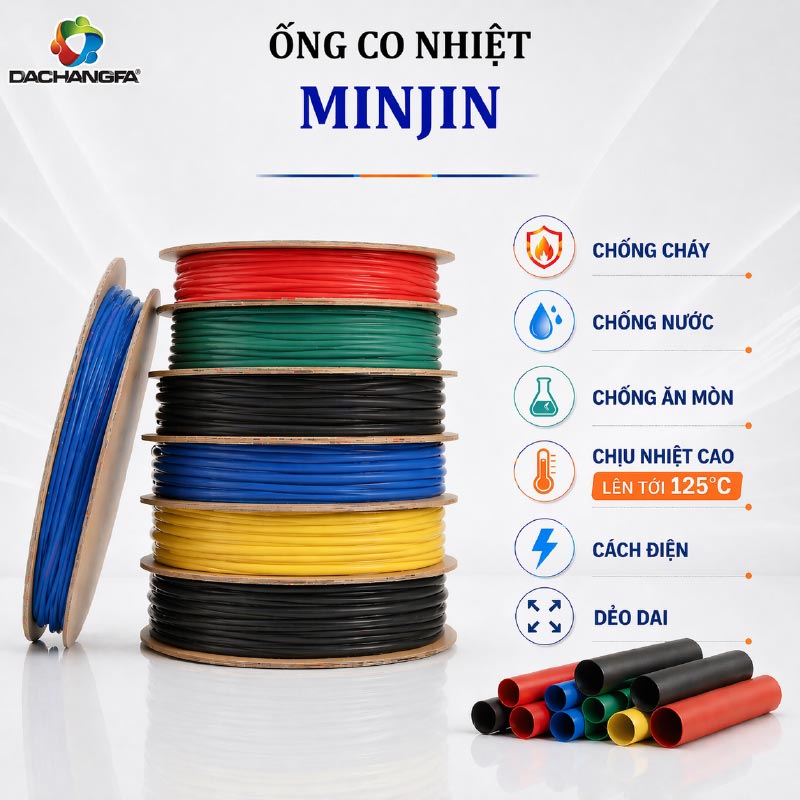 Ống Co Nhiệt - Gen Co Nhiệt - Ø22 - MINJIN