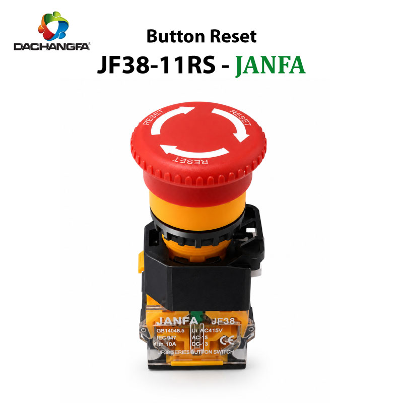 Button Reset JF38-11RS - ø22 - JANFA