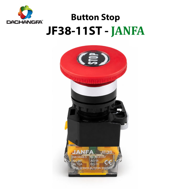 Button Stop JF38-11ST - ø22 - JANFA