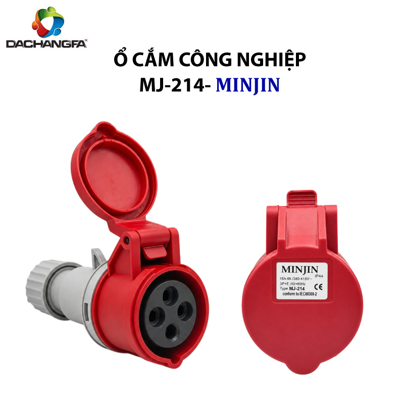Ổ Di Động - MJ-214 - 4P-16A-6h ( 3P+E /415V ) - MINJIN