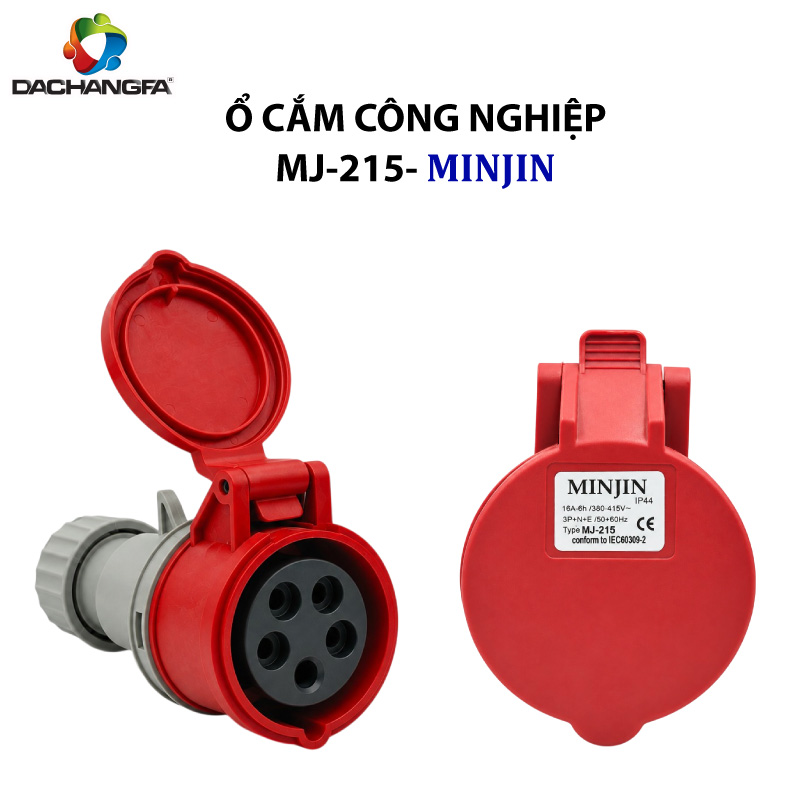 Ổ Di Động - MJ-215 - 5P-16A-6h ( 3P+N+E /415V ) - MINJIN