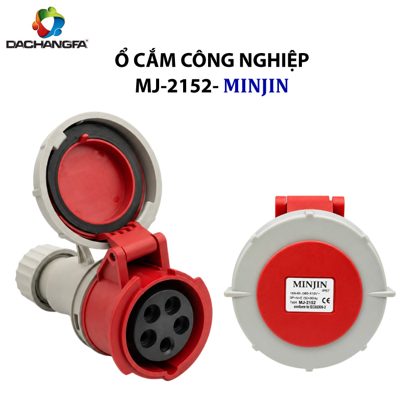 Ổ Di Động - MJ-2152 - 5P-16A-6h ( 3P+N+E /415V ) - MINJIN