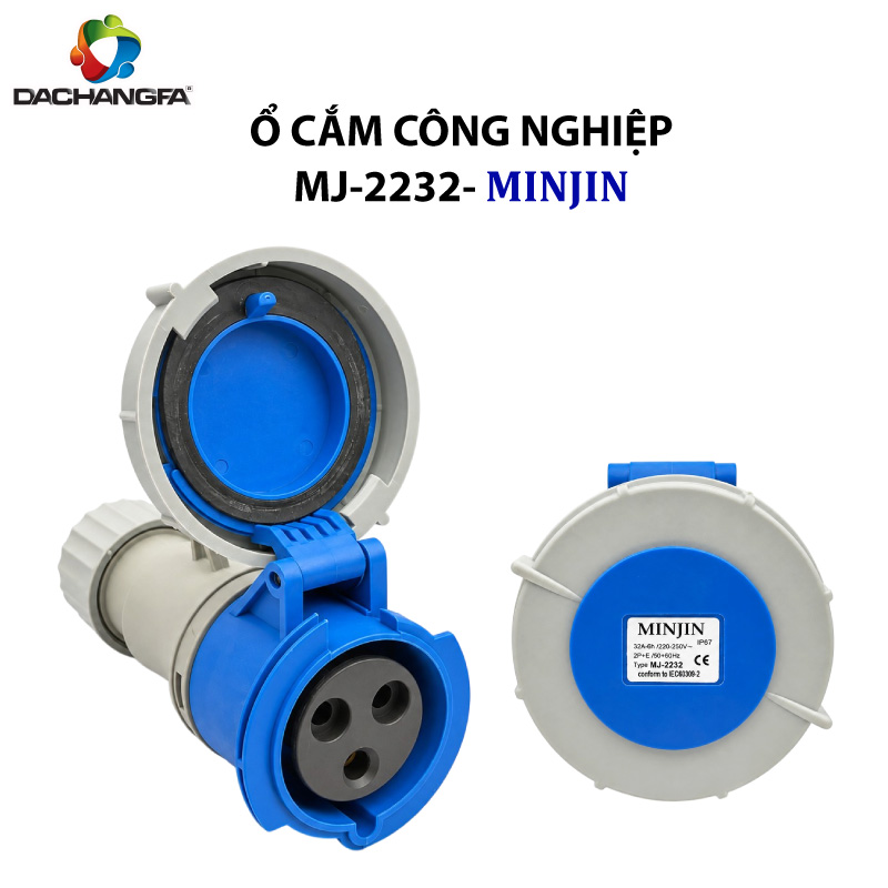 Ổ Di Động - MJ-2232 - 3P-32A-6h ( 2P+E /250V ) - MINJIN