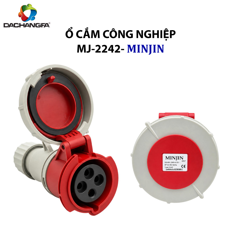 Ổ Di Động - MJ-2242 - 4P-32A-6h ( 3P+E /415V ) - MINJIN