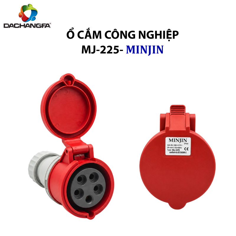 Ổ Di Động - MJ-225 - 5P-32A-6h ( 3P+N+E /415V ) - MINJIN