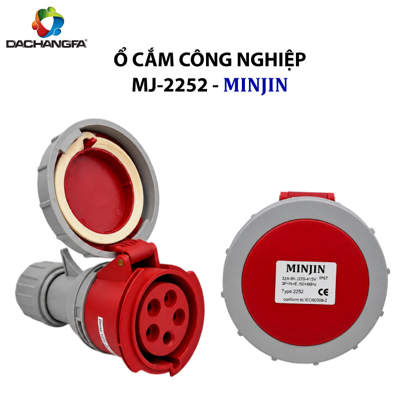 Ổ Di Động - MJ-2252 - 5P-32A-6h ( 3P+N+E /415V ) - MINJIN