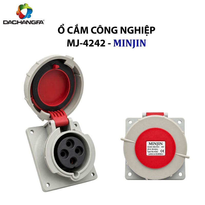 Ổ Âm Nghiêng - MJ-4242 - 4P-32A-6h ( 3P+E /415V ) - MINJIN