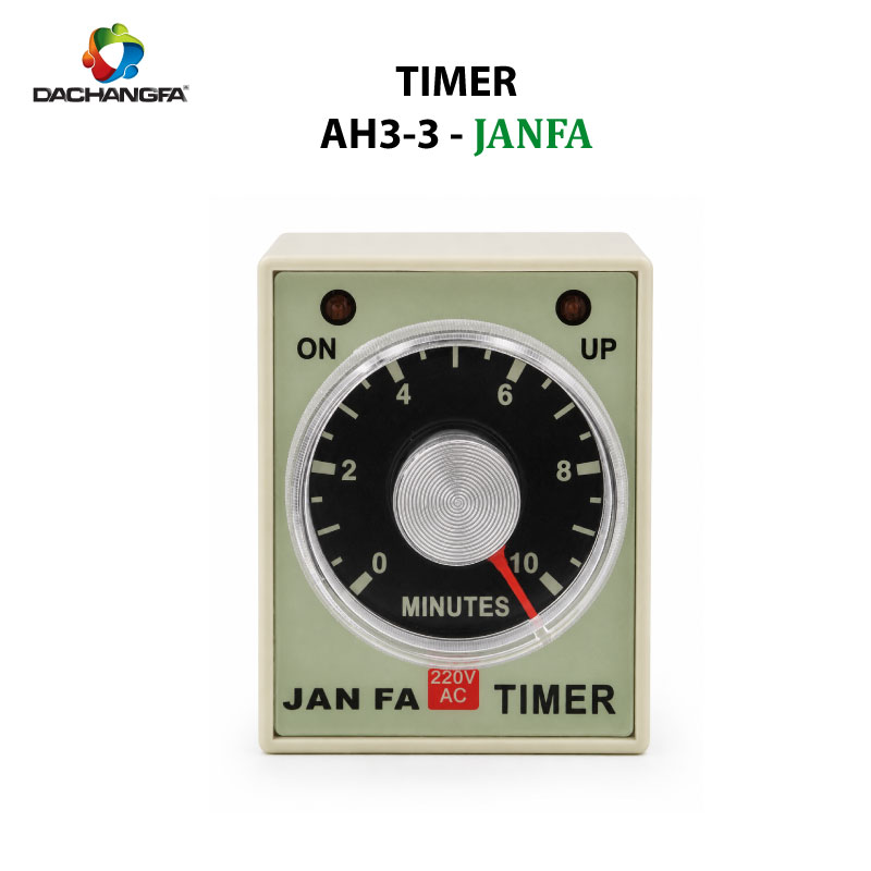 Công Tắc Hẹn Giờ - Timer Đơn AH3-3 - JANFA