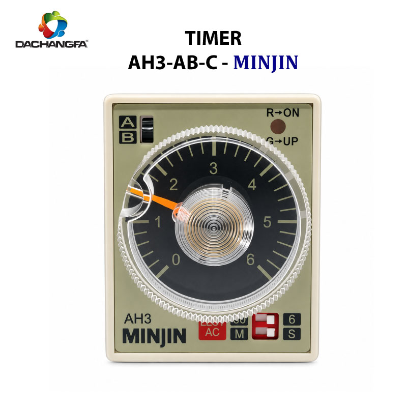 Công Tắc Hẹn Giờ - Timer 4 Chế Độ AH3-AB - MINJIN