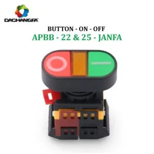 Button On - OFF APBB-22 & 25N có đèn - JANFA
