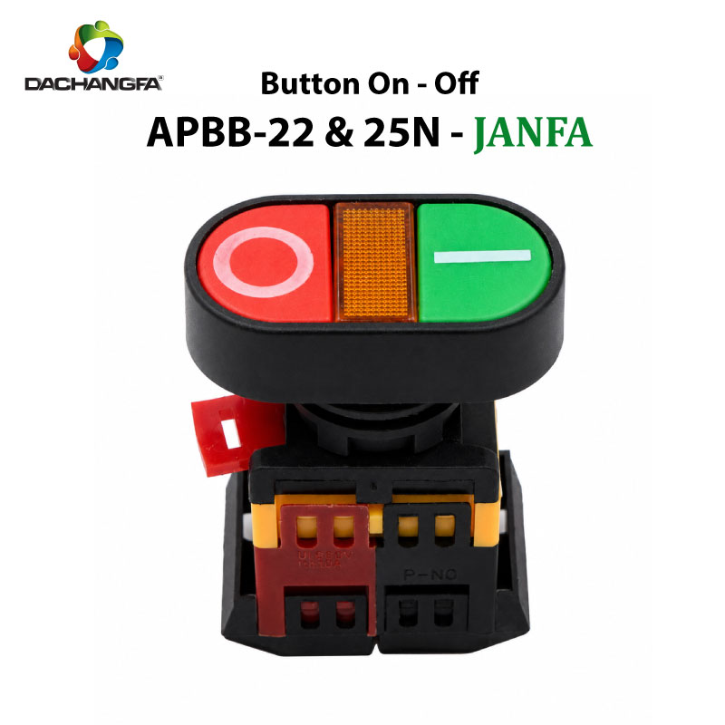 Button On - OFF APBB-22 & 25N có đèn - JANFA