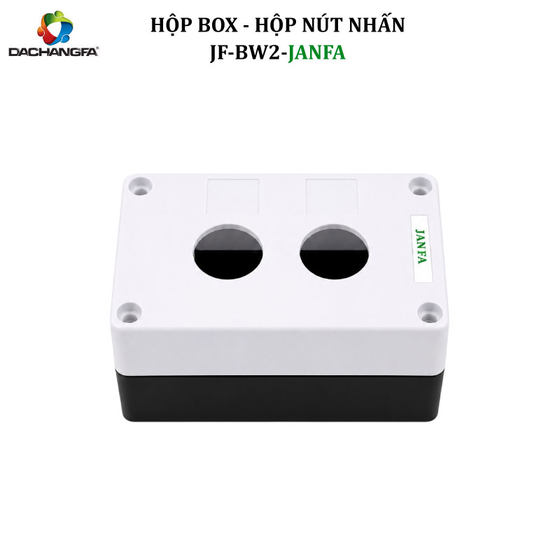 Hộp Nút Nhấn - Hộp Box 2 Lỗ JF-BW2-JF-BY1 - JANFA