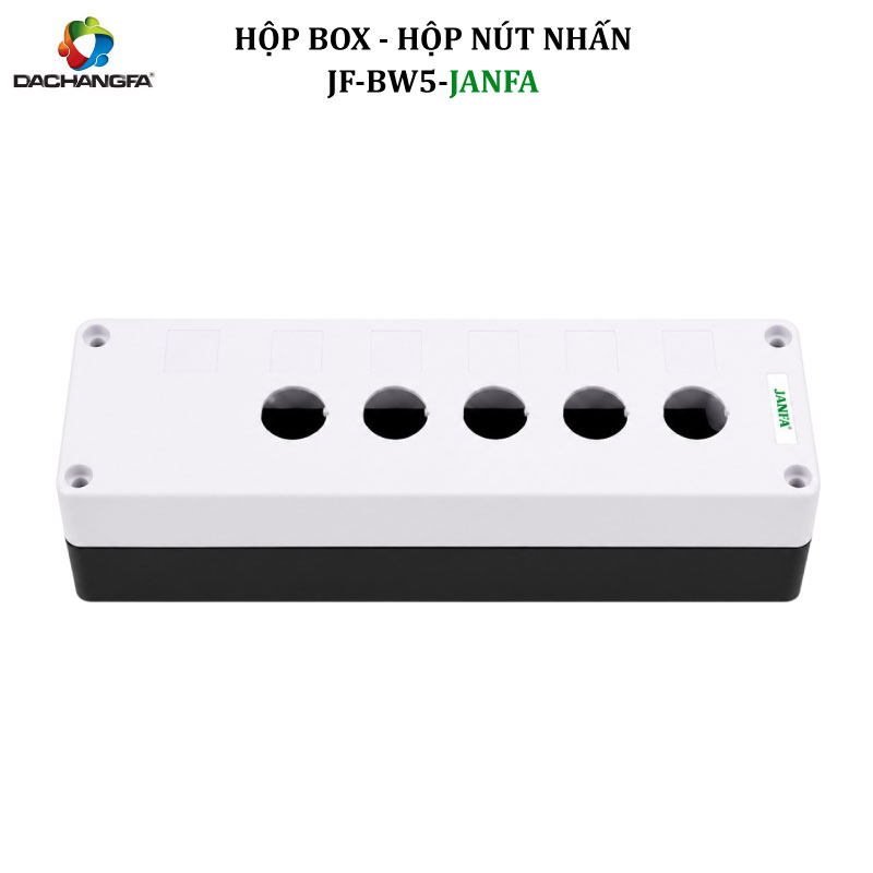 Hộp Nút Nhấn - Hộp Box 5 Lỗ JF-BW5-JF-BY5 - JANFA