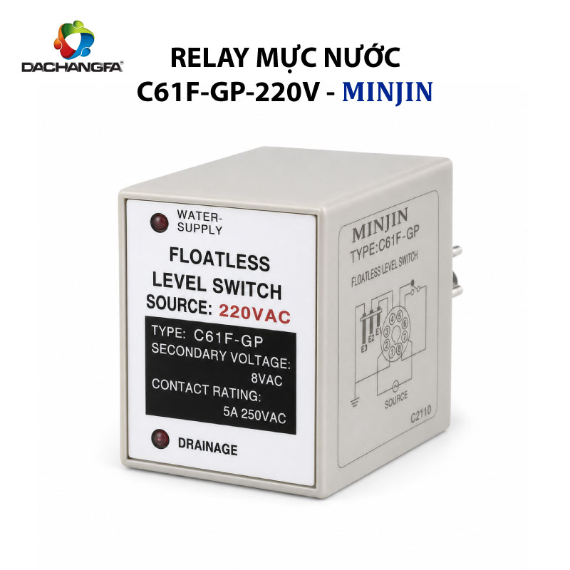 Relay Mực Nước - C61F-GP - 220V- MINJIN