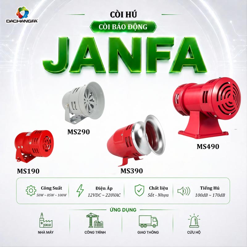 Còi Báo Động - MS-490 - JANFA