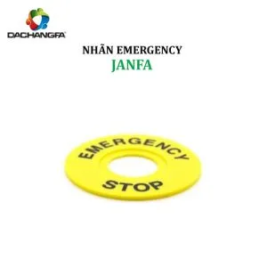 Nhãn B1 EMERGENCY Phi 22 - JANFA