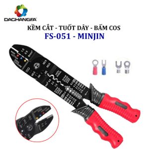 Kềm Cắt - Tuốt Dây - Bấm Cos  - FS-051 - MINJIN