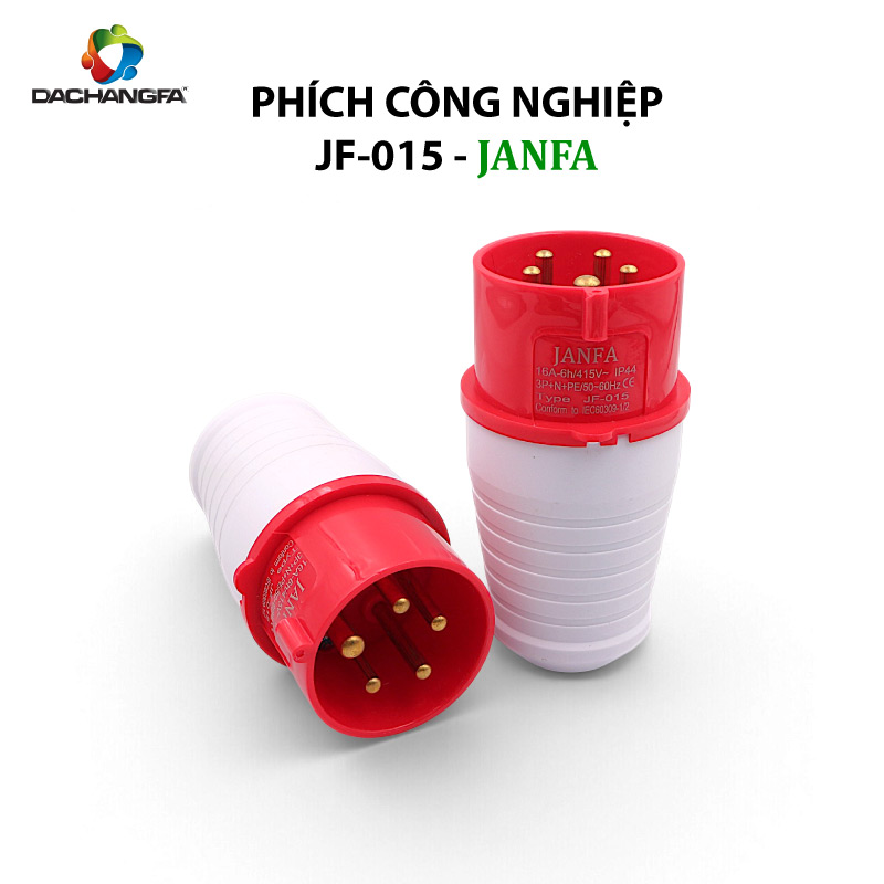 Phích Cắm Công Nghiệp - JF-015 - 5P-16A-6h ( 3P+N+E /415V ) - JANFA