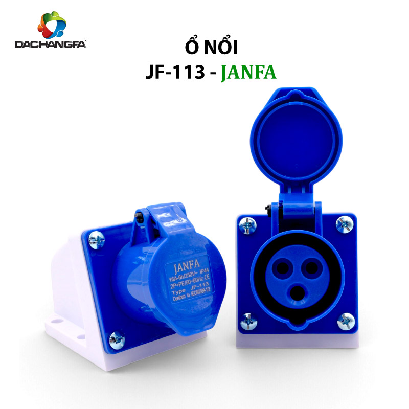Ổ Nổi - JF-113 - 3P-16A-6h ( 2P+E /250V ) - JANFA