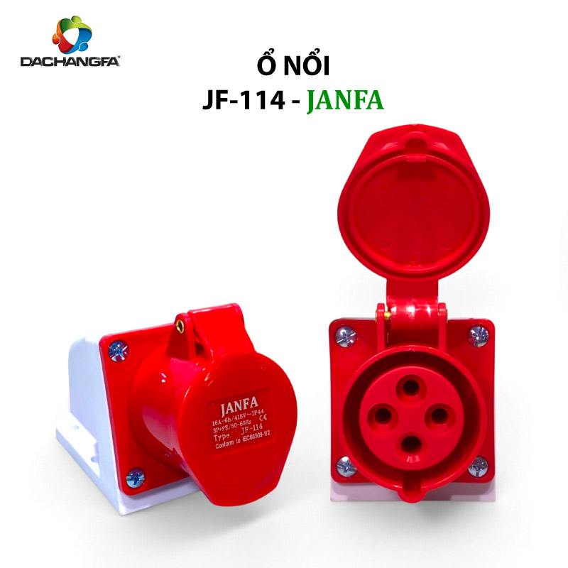Ổ Nổi - JF-114 - 4P-16A-6h ( 3P+E /415V ) -JANFA