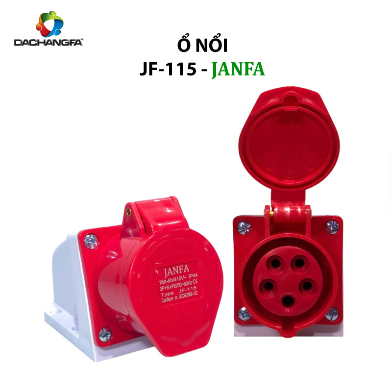 Ổ Nổi - JF-115 - 5P-16A-6h ( 4P+E /415V ) - JANFA