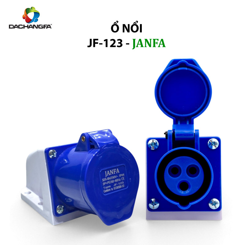 Ổ Nổi - JF-123 - 3P-32A-6h ( 2P+E /250V ) - JANFA