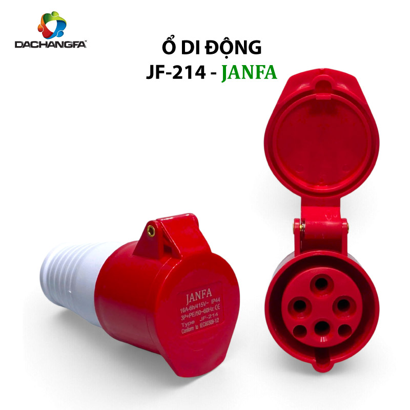 Ổ Di Động - JF-214 - 4P-16A-6h ( 3P+E /415V ) - JANFA
