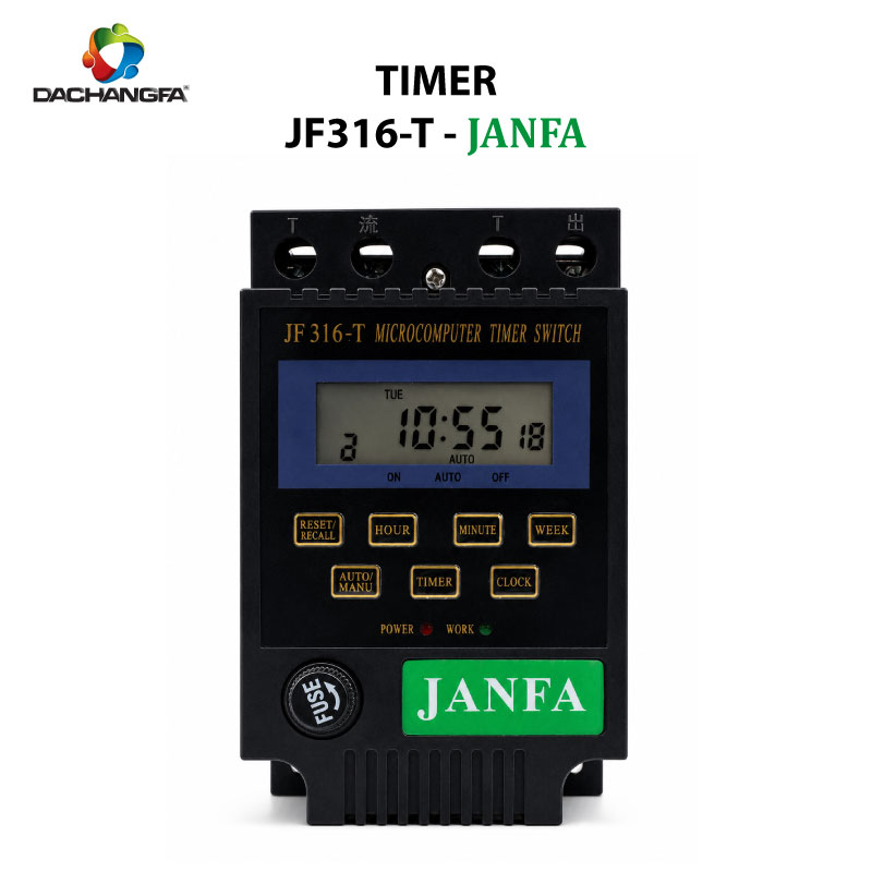 Công Tắc Hẹn Giờ - Timer Tuần Điện Tử JF316-T - JANFA