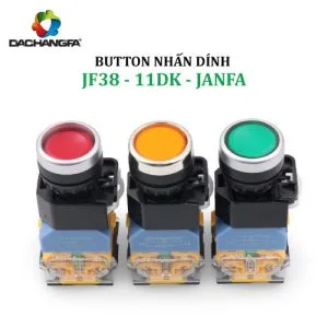Button Đèn Nhấn Dính JF38-11DK - ø22 - JANFA