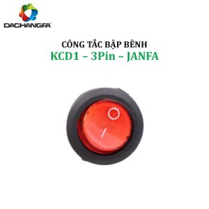 Công Tắc Đèn - Công Tắc Bập Bênh - KCD1 - 3Pin - JANFA
