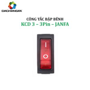 Công Tắc Đèn - Công Tắc Bập Bênh - KCD3 - 3Pin - JANFA