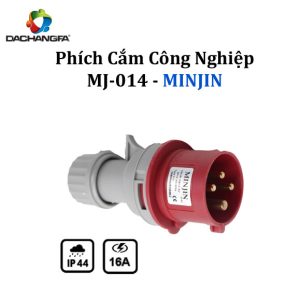 Phích Cắm Công Nghiệp - MJ-014 4P-16A-6h ( 3P+E /415V ) - MINJIN