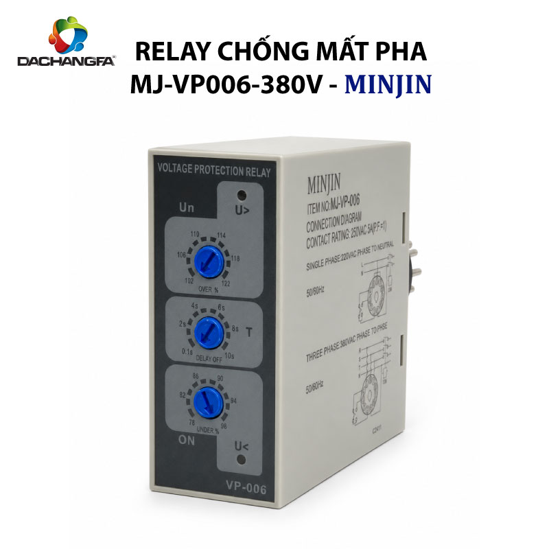 Relay Chống Mất Pha - MJ-VP006-380V - MINJIN