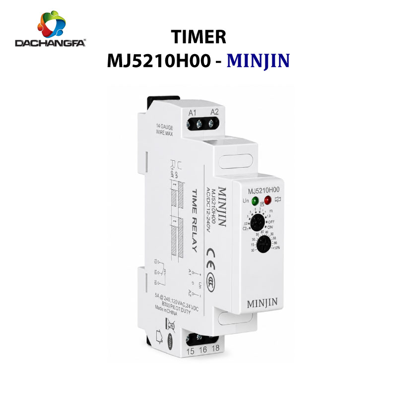 Công Tắc Hẹn Giờ - Timer Đơn MJ5210H00 - MINJIN